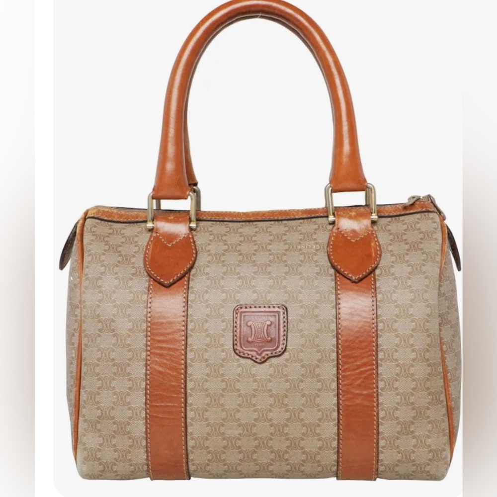 🔥VINTAGE 🔥CELINE 🔥BOSTON 🔥MACADAM 🔥HAND BAG.🔥